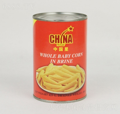中國星玉米棒罐頭