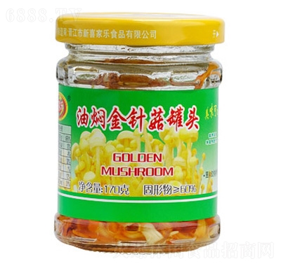 喜家樂油燜金針菇罐頭