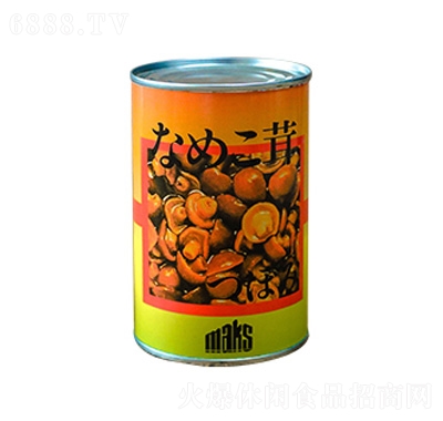 日食滑子蘑罐頭黃色罐裝